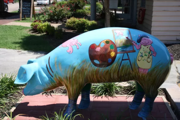 Porcine Parade in Downtown Smithfield
